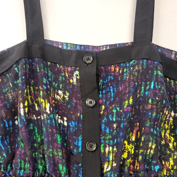 Derek Lam for DesigNation Nightshade Rio De Janeiro Peplum Splatter Top XS - Picture 7 of 13